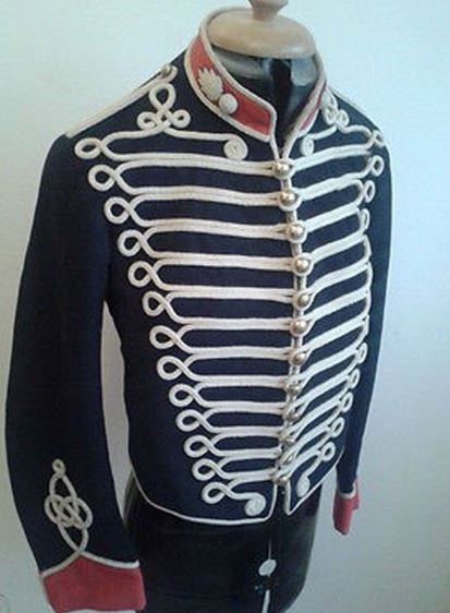 military mens british hussar full dress tunic black wool tunic jacket(accessories not included in price) military mens british hussar full dress tunic black wool tunic jacket(accessories not included in price)