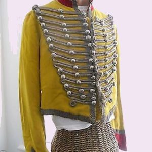 new mens british hussars jacket, genuine original jacket