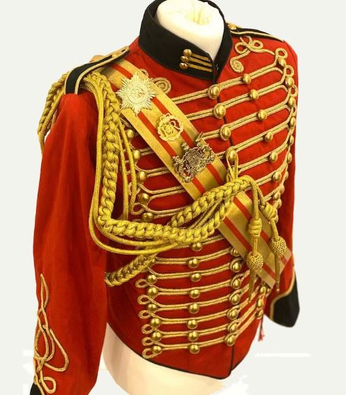 men's red jacket ceremonial hussar officers jacket,mens fashion military style jacket,accessories not included in price men's red jacket ceremonial hussar officers jacket,mens fashion military style jacket,accessories not included in price