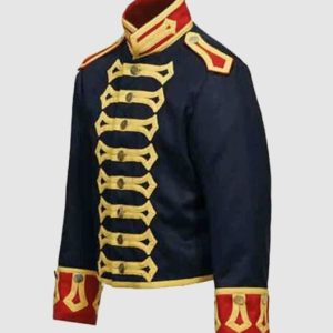 new men royal horse artillery driver military jacket, mens fashion hussar coat