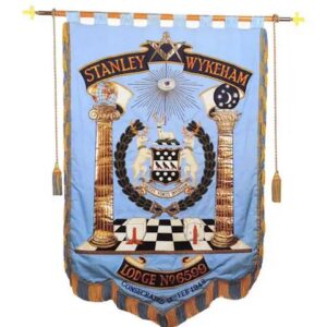 masonic regalia lodge hand made bullion embroidery banners