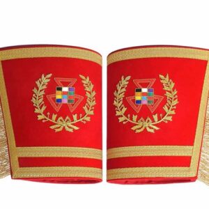 masonic regalia embroidered craft grand officer gauntlets